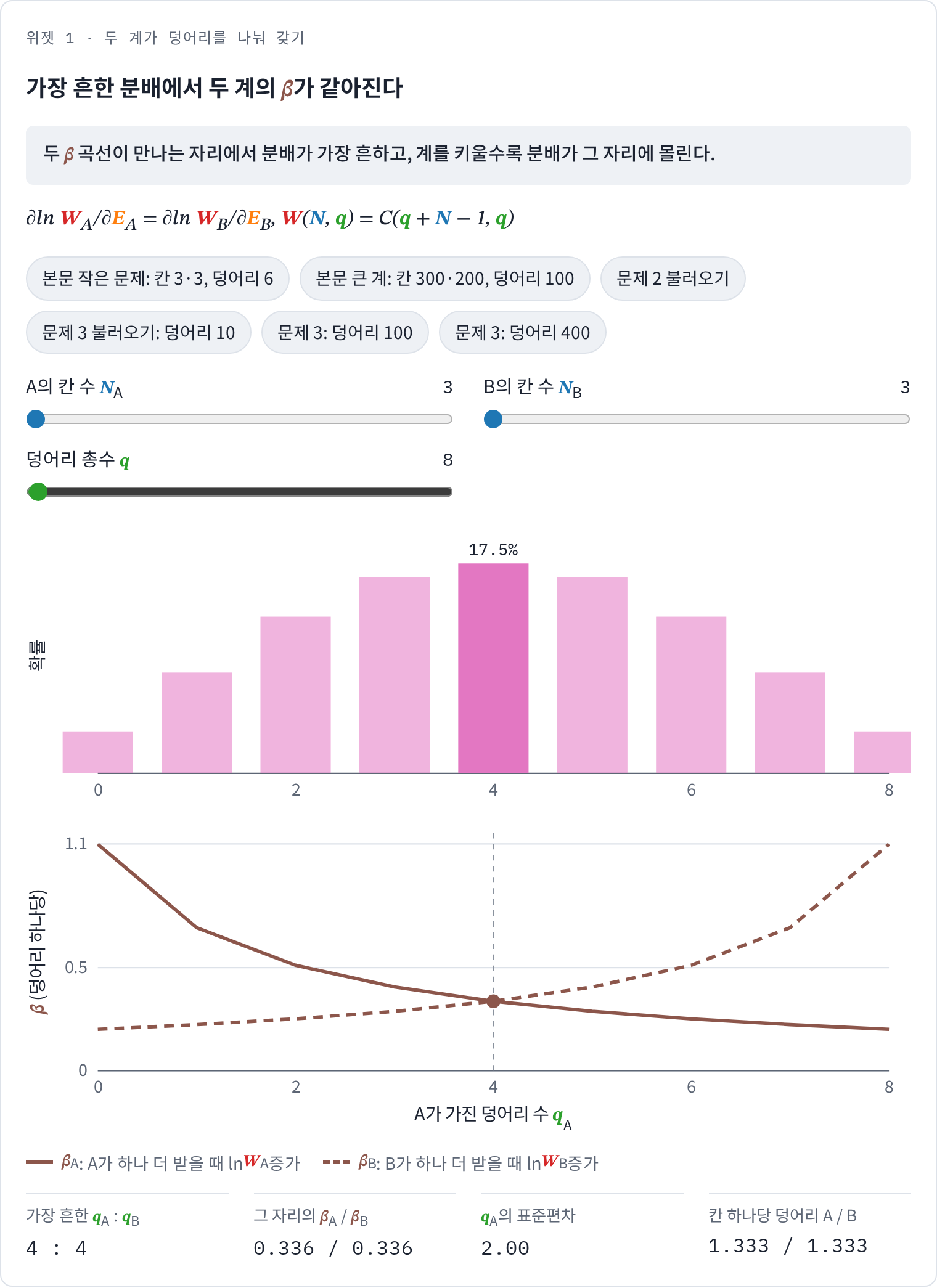 위젯 1 · 문제 2 설정