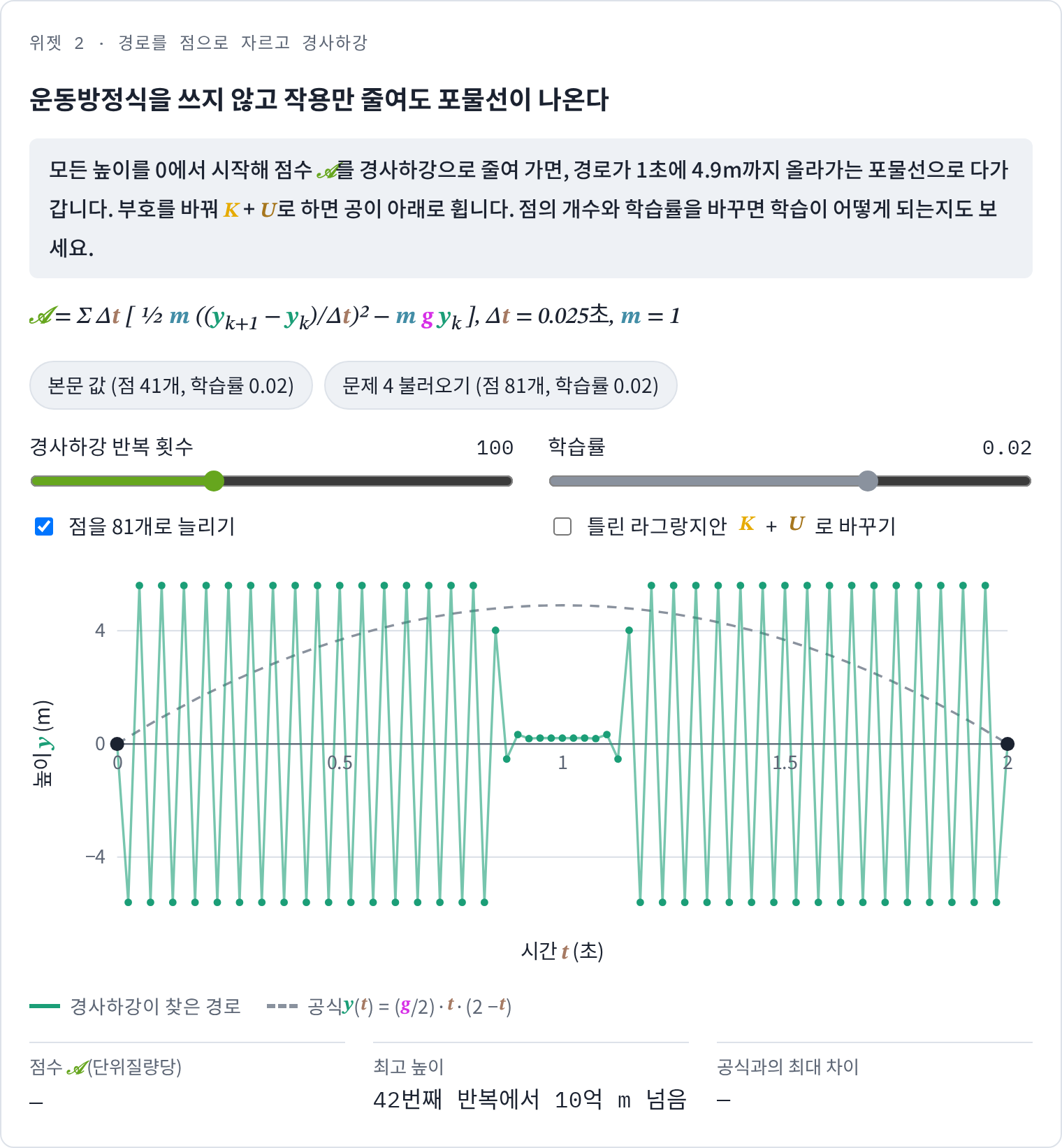 위젯 2 · 문제 4 설정